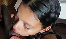 Beautiful Petite 18+ Takes Black Cock Fuck in Cabin on Valentine's
