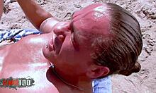 French Blonde Shana Spirit ANAL Fucked by Rob Diesel at Beach