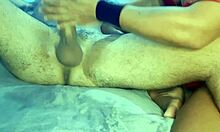 i love my girl oil handjob licking spitting on my bbc horny nipple play