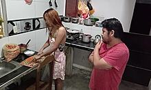 maid waits bottomless for boss's thick cock to relieve his stress