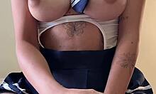 fucking my huge natural tit goth girl after class in empty classroom