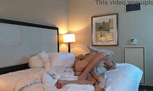 Petite tattooed babe with huge ass gets sideways pounded hard and deep