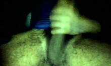 check out aunty stroking my 12-inch desi bbc monster cock handjob village style