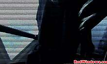 blond amsterdam hooker bends over for tourist's hot cumshot doggystyle