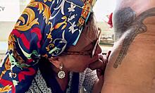 Granny Screams in Ecstasy as Agent Pounds Her Fat Asshole Deep