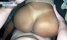 Hey party host did you make his cuckold wife squirt real hard in that cabin spreading her huge ass?