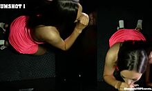 yeahhh raina sucks that master monster cock at gloryhole!