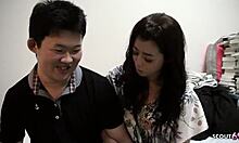 Whoa, Japanese cougar tricked into mmf 3some with boy and old men uncensored 😲