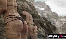 wanna see kristie taylor tease strip naked on beach?