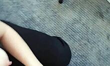 karla's smoke break chat surprise: sloppy deepthroat pov ends in facial cumshot??