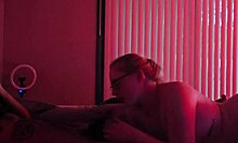 Neighbor's girlfriend sucks my cock deep to hide her cheating secret from him