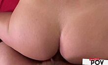 bushy ivana chokes on chad's cock then cowgirl rides it wild