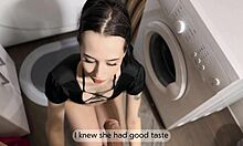 stepsis caught masturbating? give me deepthroat blowjob covered in cum now!