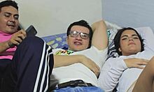 my best friend fucks my big ass 18-year-old stepsister right in front of me while i watch her moan