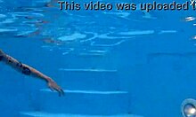 ever wonder how finnish petite blonde mimi cica strips naked by the pool