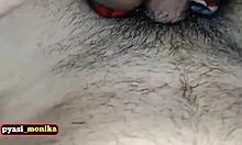 How does friend's wife take monster cock behind husband cuckold cheating indian bride seduced fucked?