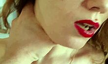 karla's smoke break chat surprise: sloppy deepthroat pov ends in facial cumshot??