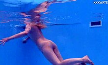 ever wonder how finnish petite blonde mimi cica strips naked by the pool