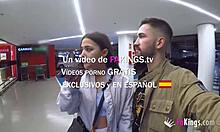 holy shit nuria millan takes sneaky doggystyle pounding inside the mall!