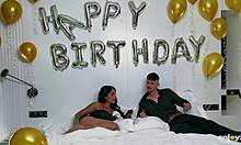 yo yasmina khan's birthday turns into wet interracial group pounding