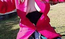 Stepmom and stepsister flash big asses pussies workout public voyeur outdoor taboo