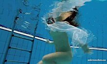 Kristy Russian Teen Babe's Big Boobs Bounce Underwater In Bikini Pool Tease!