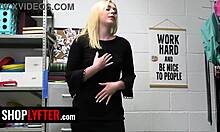 hey thief krissy, security guard pounds your tight 18+ pussy doggystyle in backroom now?