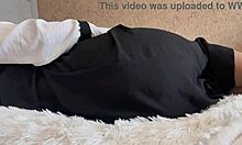 that arab teen ditching panties shows off her wet pussy