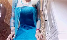elsa frozen cosplay turns playful with intriguing costume fun and fetish vibes