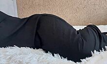 that arab teen ditching panties shows off her wet pussy
