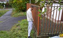 Texas Patti Fucks Young Stud Hard Behind Fence After Seduction
