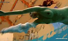 Kristy Russian Teen Babe's Big Boobs Bounce Underwater In Bikini Pool Tease!
