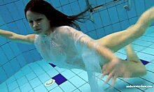 Kristy Russian Teen Babe's Big Boobs Bounce Underwater In Bikini Pool Tease!