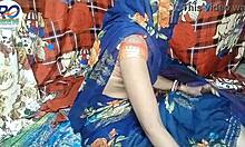 damn rashi aunty lifts saree fingers her wet pussy with hot hindi moans