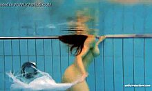 Kristy Russian Teen Babe's Big Boobs Bounce Underwater In Bikini Pool Tease!