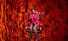 granny peggy sue wants you stroking her big pink cock vibrator handjob orgasm bbw mature cougar pegging