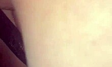 hot wife in lingerie gets pussy dripping wet from hubby's fingers in hotel sex