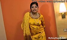 indian babe rupali fingers wet shaved pussy with dildo solo squirt