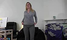 insecure blonde stepmom seduces stepson for secret cock ride