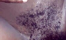 She bends over college girlfriend hairy pussy for big cock doggystyle