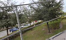 vero's huge booty bent over for first big cock doggystyle miami