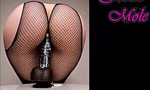 Pawg In Pantyhose Rides Dildo Hard Wet Pussy Sounds Big Round Ass Gaping!