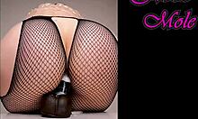 Pawg In Pantyhose Rides Dildo Hard Wet Pussy Sounds Big Round Ass Gaping!