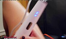 lexxie vibes her big clit while fuck machine pounds her trimmed milf cunt hard