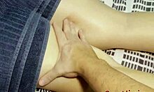 Workaholic stepmom offers PS5 for tempting massage relief