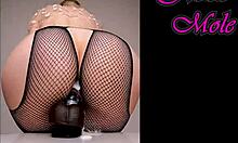 Pawg In Pantyhose Rides Dildo Hard Wet Pussy Sounds Big Round Ass Gaping!