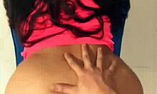Rabab the slut exposed toilet fucked hard pussy dripping cum on big ass