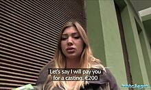 i can't resist fucking this hot model underground for cash