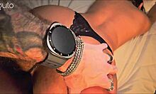 Married brazilian bride slut with big ass and tight pussy takes monster cock creampie in pov rough fucking frenzy