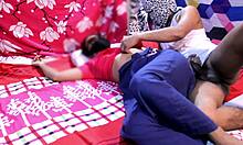hey neighbor, watch this chubby indian housewife moan in doggystyle with her lover's big cock